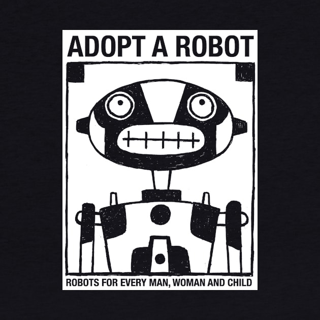 Robot Adoption by Rob Colvin Art